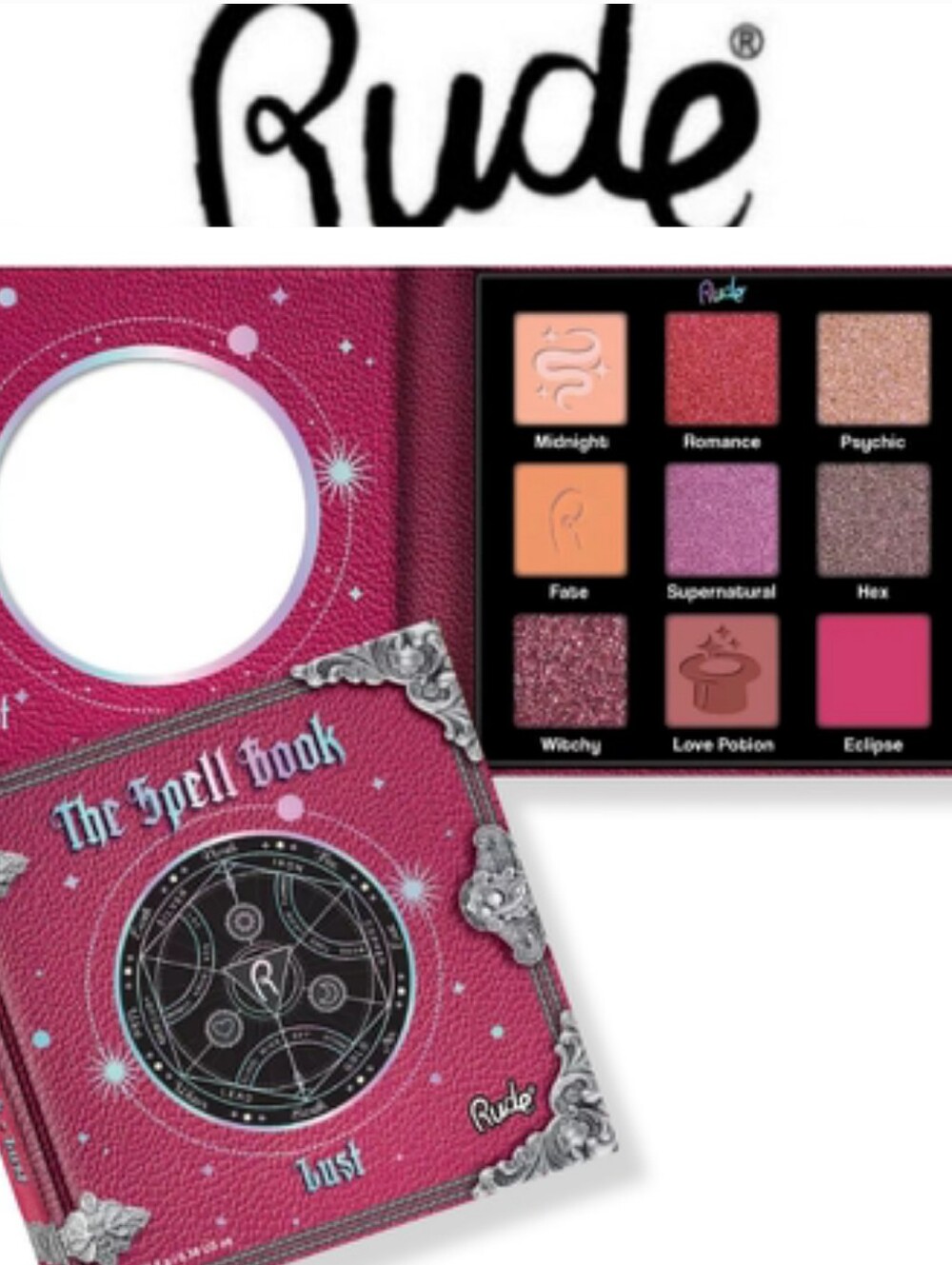 RUDE Spell Book Eyeshadow Palette